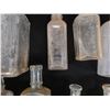 Image 8 : Qty 9 Miniature Glass Bottles, Misc Sizes to 5.5"H