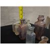 Image 8 : Qty 8 Miniature Glass Bottles, Misc Sizes to 5.5"H