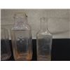 Image 8 : Qty 7 Miniature Glass Bottles, Misc Sizes to 5"H