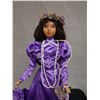 Image 2 : Hawaiian Doll w/ Porcelain Head & Hands in Purple Holoku by Sharon Miyahira 20"H