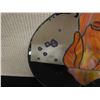 Image 2 : Rose Round Leaded Stained Glass Mirror 76/100 by Kunze, Maui 15" x 14"