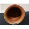 Image 8 : Red Clay Fired Upside Down Bowl w/ Lizard on Monkey (lizard is cracked) 7" Dia, 15"H