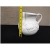 Image 8 : Nature by Tabletops White Creamer w/ Fruit Motif 7" x 8"