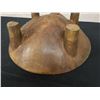 Image 8 : Large Wooden Kava Bowl from Samoa 16" Dia, 5"H