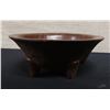 Image 1 : Carved Wooden Kava Bowl from Samoa 10" Dia, 4"H