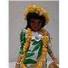 Image 2 : Hawaiian Heritage Dolls "Nani" (beauty) in Green Laueae Holoku by Mary Yap, 16"H