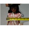 Image 8 : Hawaiian Heritage Dolls "Nani" (beauty) in Pink Holoku by Mary Yap, 16"H