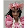 Image 3 : Hawaiian Heritage Dolls "Nani" (beauty) in Pink Holoku by Mary Yap, 16"H