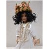 Image 2 : Hawaiian Heritage Dolls "Nani" (beauty) in White Wedding Holoku by Mary Yap, 16"H