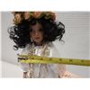 Image 8 : Hawaiian Heritage Dolls "Nani" (beauty) in White Wedding Holoku by Mary Yap, 16"H