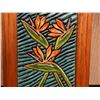 Image 2 : Bird of Paradise Artwork  by Bob Hoenig Maui, Wood Framed 8" x 10"