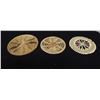 Image 1 : Qty 3 Woven Trivets, Misc Sizes