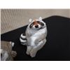 Image 2 : Qty 2 Raccoon Figurines Signed by Artist Don James, Misc Sizes