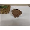 Image 2 : Ceramic Animal Miniature Tea Pot 4" x 2.75"H in Box