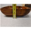 Image 8 : Square Monkey Pod Wood Bowl w/ Rounded Corners 9.5" x 9.5" x 3"H