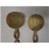 Image 2 : Qty 2 Wooden Salad Serving Forks & Spoons 10"L