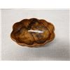 Image 2 : Oval Mango Wood Bowl w/ Scalloped Edges 7" x 5" x 3.5"H