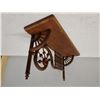 Image 2 : Antique Oak Wood Wall Shelf 22" x 7" x 10"H
