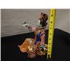 Image 8 : Chinese Porcelain Doll Girl Sitting w/ Birds & Maker's Mark 9"H