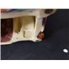 Image 8 : Chinese Porcelain Doll Girl Sitting w/ Cat & Maker's Mark (earring damage) 10"H