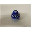 Image 2 : Small Blue & White Ginger Jar w/ Lid Marked China 2.5" Dia, 2.5"H