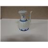 Image 2 : Chinese Blue White Soy Shoyu Decanter Bottle w/ Lid & Maker's Mark 5"H