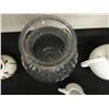 Image 9 : Qty 3 Porcelain Creamers & Ribbed Glass Vase, Misc Sizes