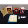 Image 1 : Qty 3 Christmas Ornaments in Boxes w/ Hanging Shells, Misc Sizes