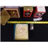 Image 8 : Qty 3 Christmas Ornaments in Boxes w/ Hanging Shells, Misc Sizes