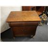 Image 2 : Wooden Cabinet w/ Drawer, 2 Doors & Claw Feet 29" x 21" x 30"H