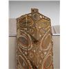 Image 2 : Large Carved Wooden Shield Ancestor Panel from New Guinea w/ Bird Motif (cracked) 18" x 92"H