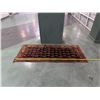 Image 8 : Antique Rectangular Wool Persian Rug w/ Floral Motif & Fringe 80" x 35"