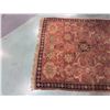 Image 2 : Rectangular Wool Persian Rug w/ Floral Motif & Fringe 99" x 49"