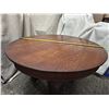 Image 8 : Round Wooden Table w/ Carved Legs 45" Dia, 30"H