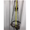 Image 8 : Vintage Metal Hanging Lamp 13" Dia, 39"-72"H