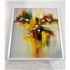 Image 1 : Multicolour Abstract Oil Painting