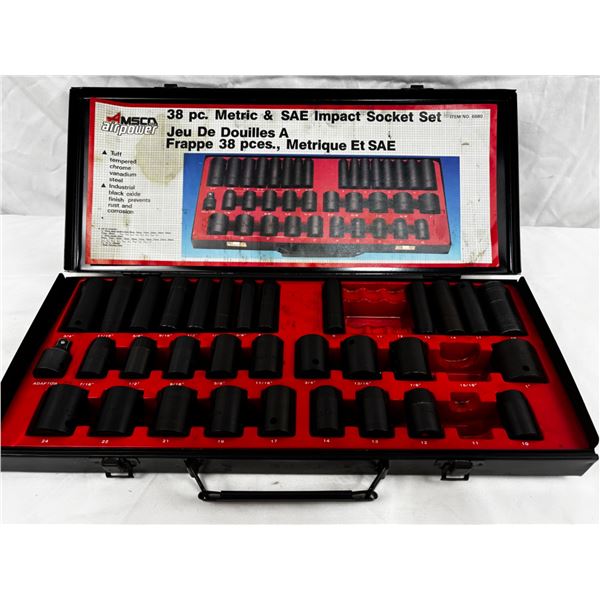 Amsco Airpower Tools Impact Socket Set