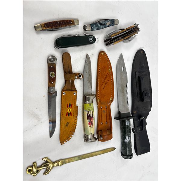Collection of Knives and Letter Openers