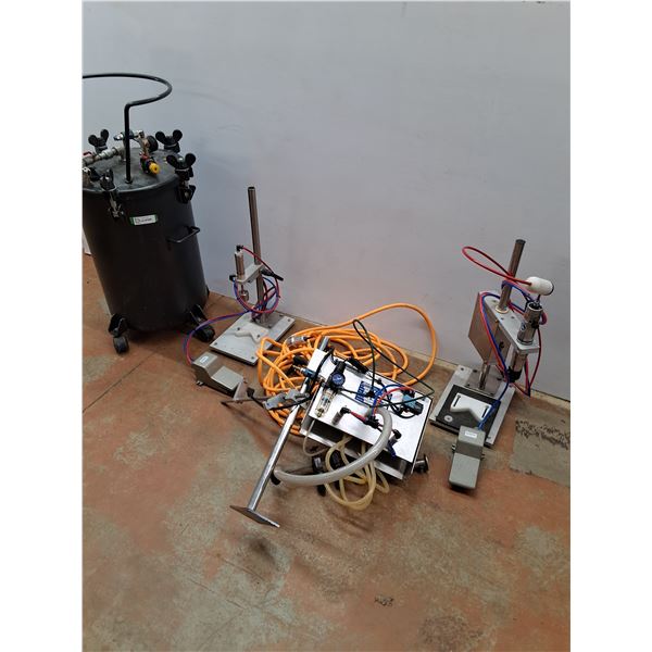 * Spray Paint Pressure Pot w/Accessories - CANNOT SHIP