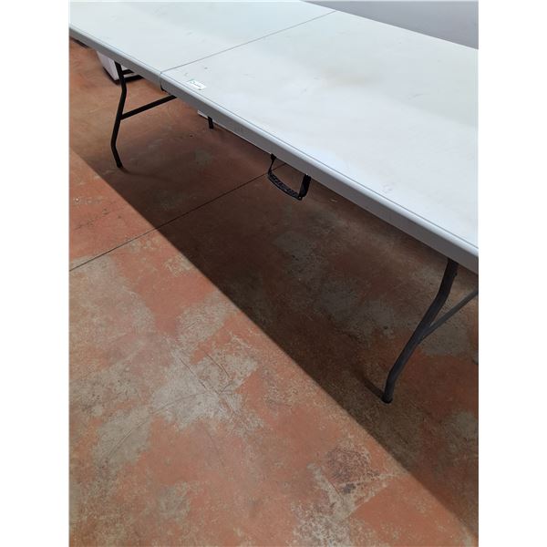 * Folding Plastic Table - 95"L x 29.75"D x 29.5" T - CANNOT SHIP