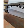 Image 3 : * Folding Plastic Table - 95"L x 29.75"D x 29.5" T - CANNOT SHIP