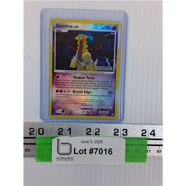 Girantina Pokemon Trading Card - CANNOT GUARANTEE  AUTHENTICATION