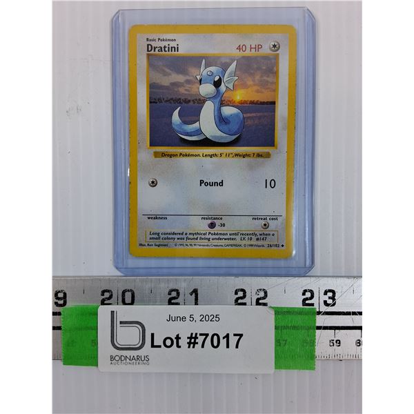 Dratini Pokemon Trading Card - CANNOT GUARANTEE AUTHENTICATION