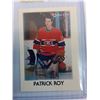 Image 2 : Patrick Roy 1987 OPC Rookie Hockey Trading Card - CANNOT GUARANTEE AUTHENTICATION