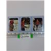 Image 1 : (3) Montreal Canadiens Hockey Cards: Dryden, Robinson, LaFleur  - CANNOT GUARANTEE AUTHENTICATION
