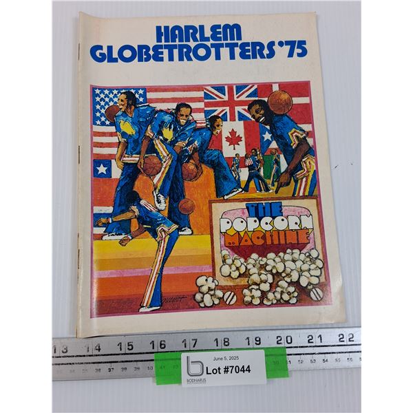Harlem Globetrotters 1975 Game Program Book