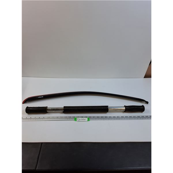 Arm Exercise Bar & AVS Vehicle Window Wind Deflector