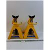 Image 1 : (2) Power Fist Jack Stands - 6 Ton Capactity - CANNOT SHIP