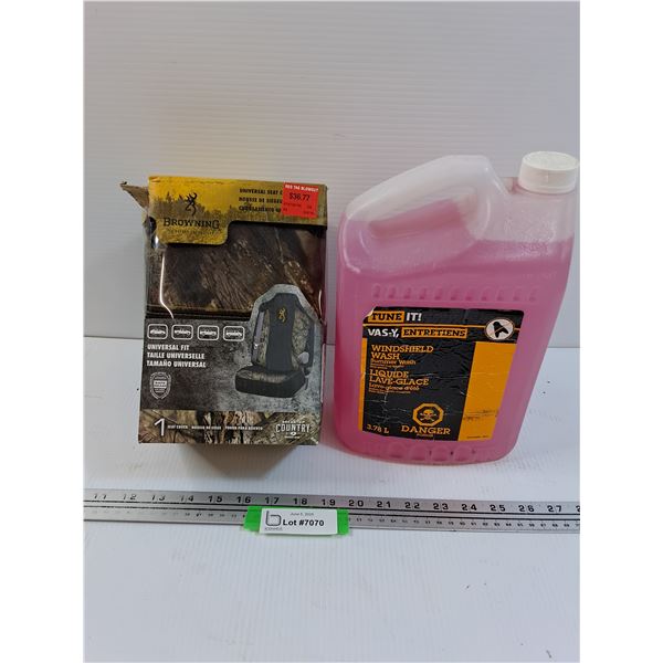 Windshield Washer Fluid & Camouflage Seat Cover-Cannot Ship