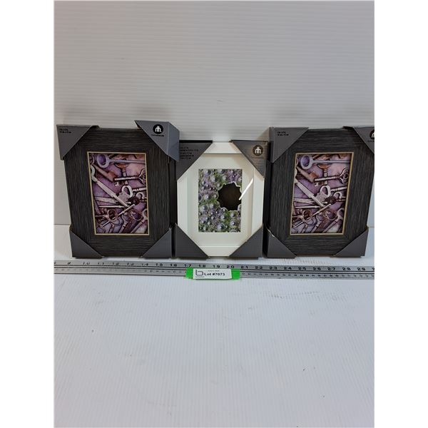 (3) Picture Frames - Assorted